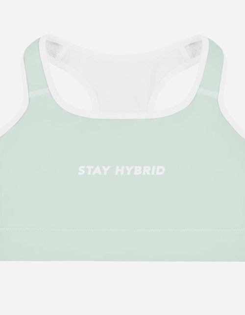 Load image into Gallery viewer, HYBRID NATION WOMEN ATHLETIC SPORTS BRA (MINT) by Hybrid Nation
