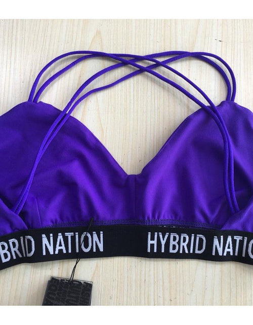 Load image into Gallery viewer, HYBRID NATION WOMEN FREE COMFORT SPORTS BRA (Electric Purple) by Hybrid Nation
