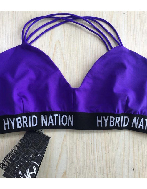 Load image into Gallery viewer, HYBRID NATION WOMEN FREE COMFORT SPORTS BRA (Electric Purple) by Hybrid Nation
