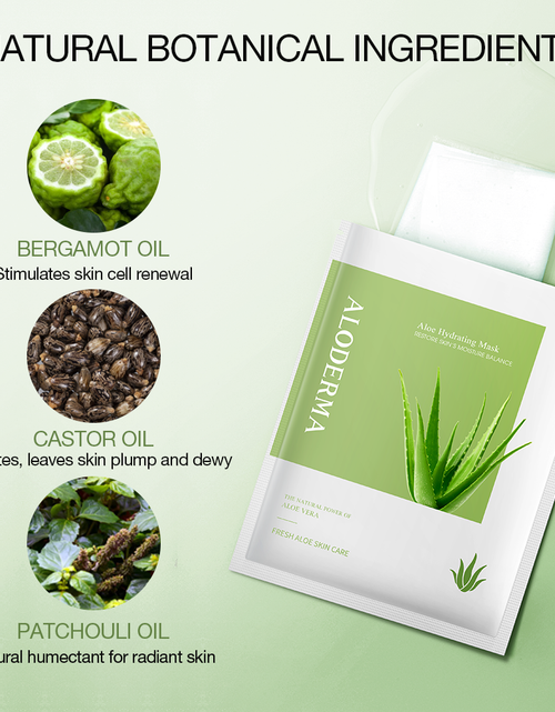 Load image into Gallery viewer, Aloe Hydrating Mask (Box of 5) by ALODERMA
