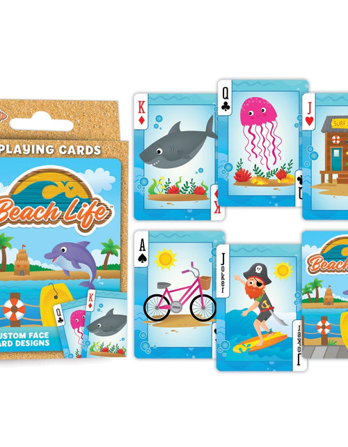 Load image into Gallery viewer, Beach Life Playing Cards - 54 Card Deck by MasterPieces Puzzle Company INC
