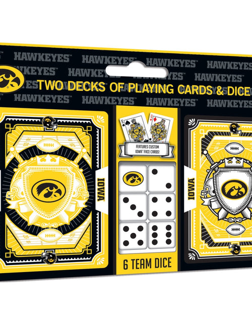Load image into Gallery viewer, Iowa Hawkeyes - 2-Pack Playing Cards &amp; Dice Set by MasterPieces Puzzle Company INC
