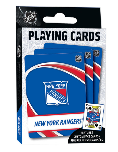 Load image into Gallery viewer, New York Rangers Playing Cards - 54 Card Deck by MasterPieces Puzzle Company INC

