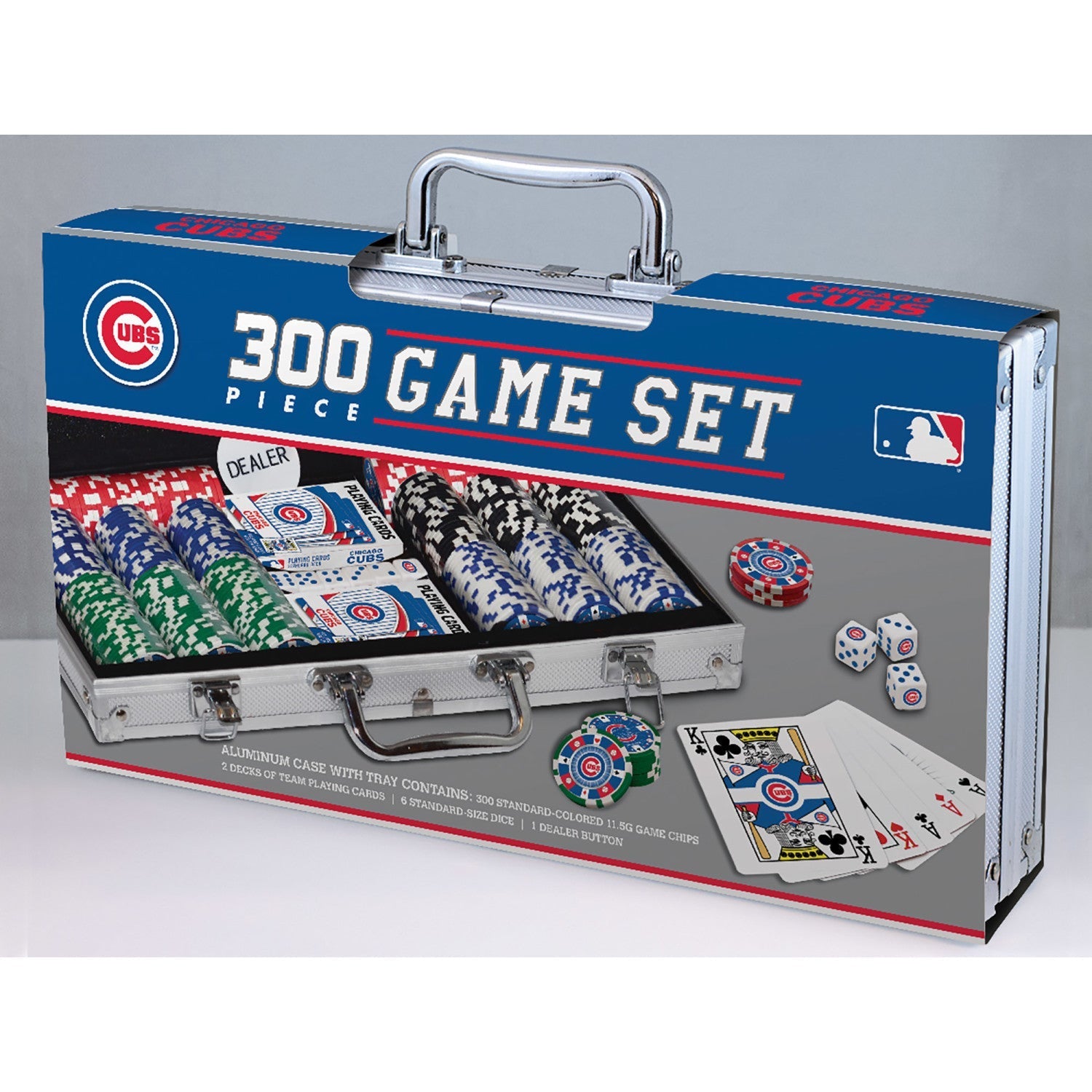 Chicago Cubs 300 Piece Poker Set by MasterPieces Puzzle Company INC