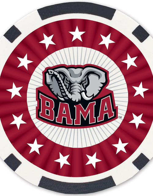 Load image into Gallery viewer, Alabama Crimson Tide 100 Piece Poker Chips by MasterPieces Puzzle Company INC

