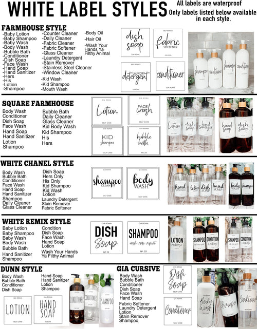 Load image into Gallery viewer, 32oz Plastic White Dispensers by Gia Roma
