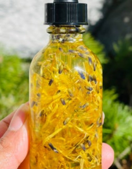 Load image into Gallery viewer, Irish Moss &amp; Soothing Calendula Body Oil by KathyRoseNaturals
