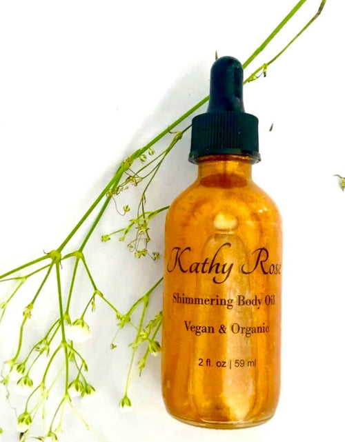 Load image into Gallery viewer, Glowing Shimmering Body Oil by KathyRoseNaturals
