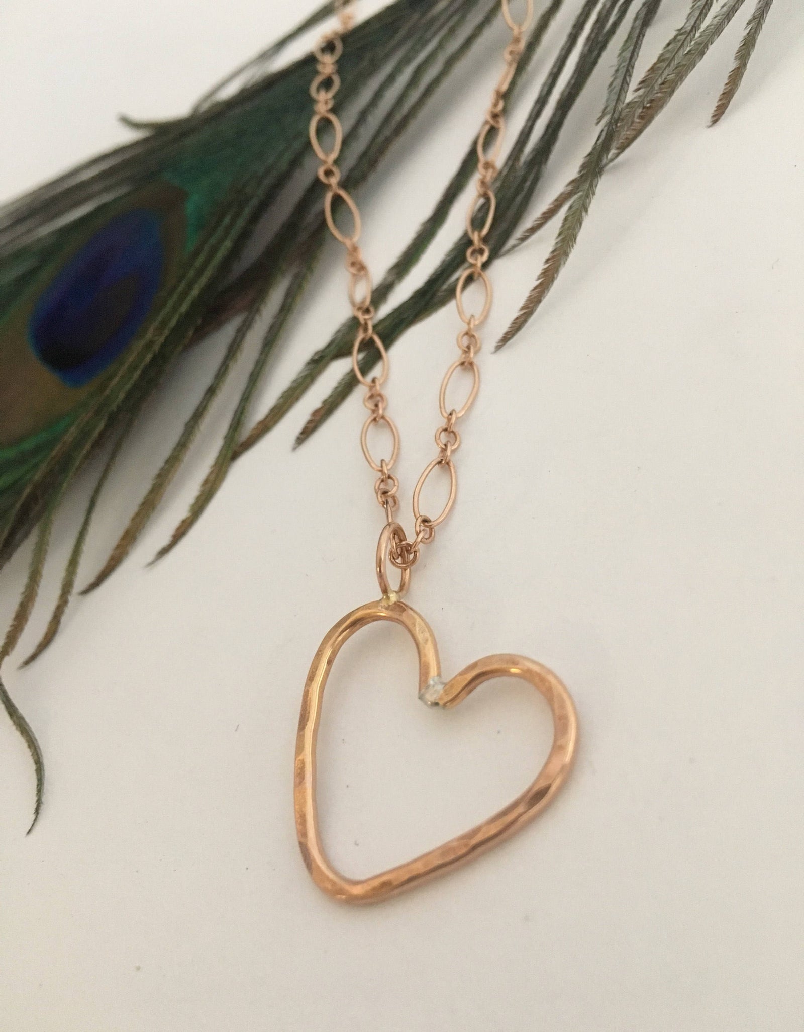 Vintage Heart Necklace by Jennifer Cervelli Jewelry
