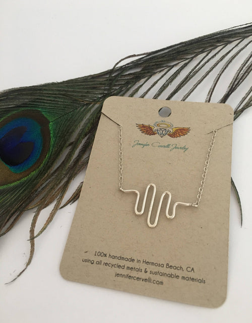 Load image into Gallery viewer, Heartbeat Necklace by Jennifer Cervelli Jewelry
