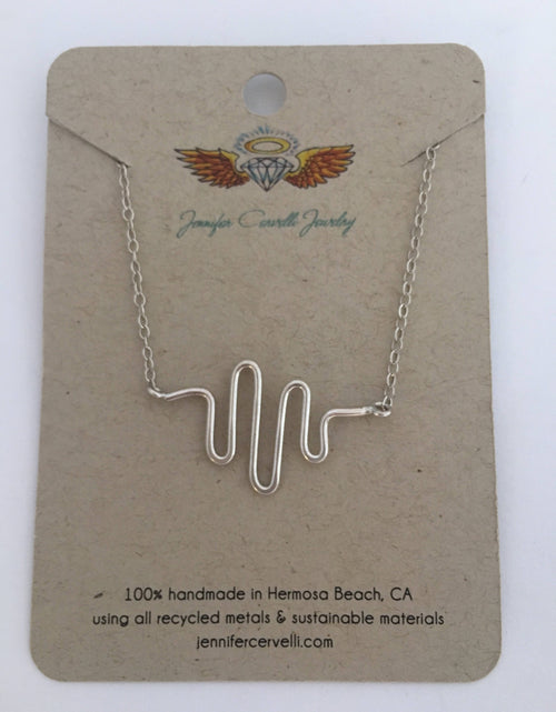 Load image into Gallery viewer, Heartbeat Necklace by Jennifer Cervelli Jewelry
