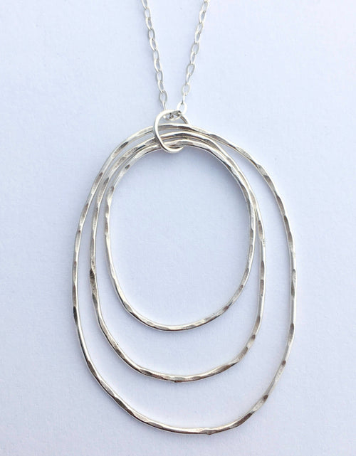 Load image into Gallery viewer, Peacock Feather Necklace by Jennifer Cervelli Jewelry
