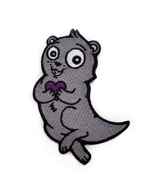 Load image into Gallery viewer, Significant Otters Iron-On Patch by Kolorspun
