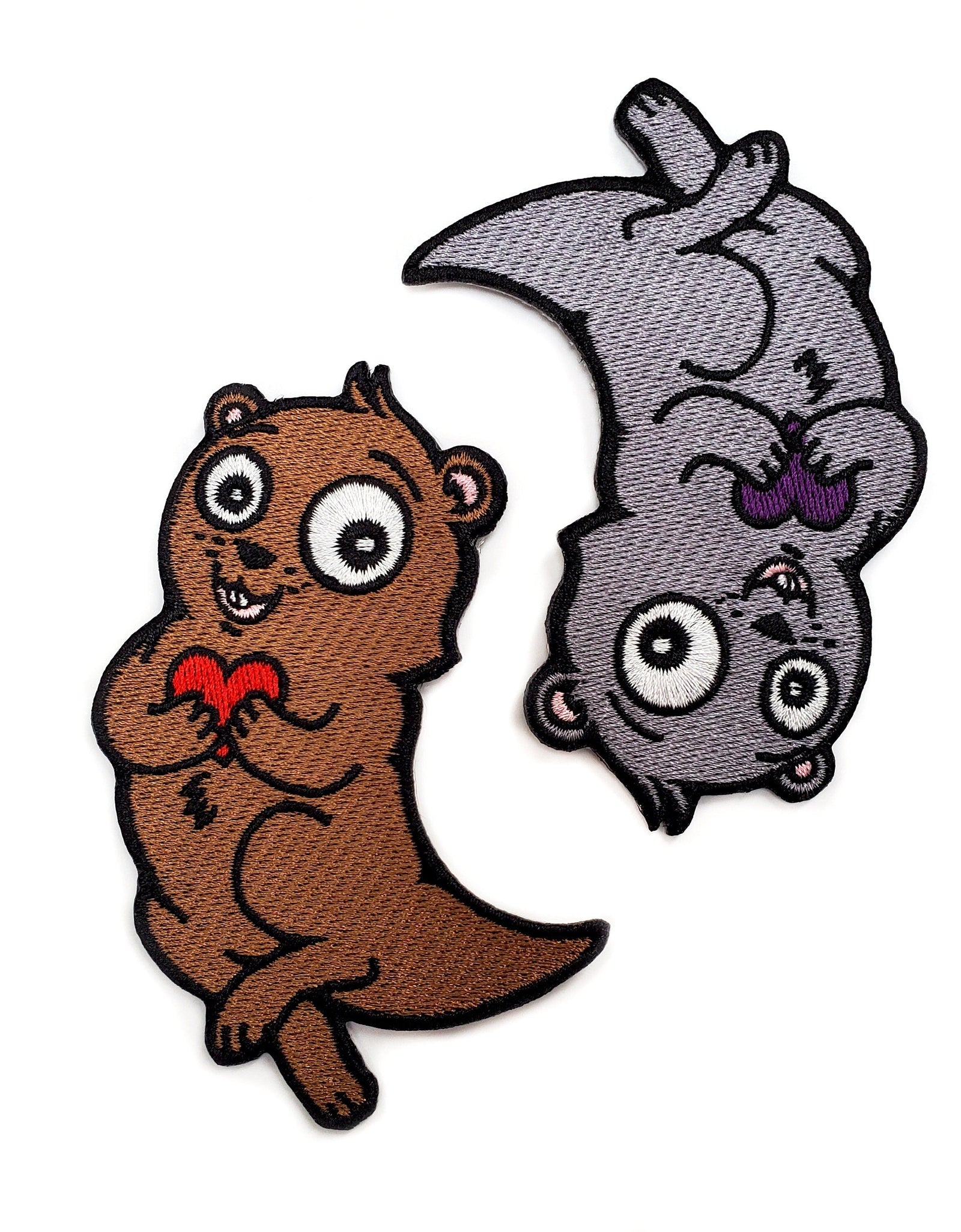 Significant Otters Iron-On Patch by Kolorspun