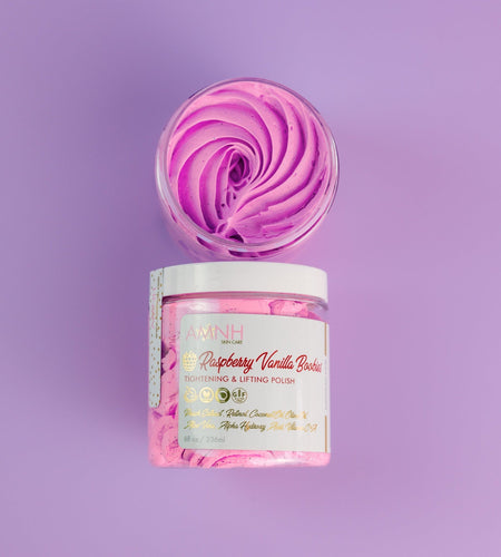 "Raspberry Vanilla Boobies" Sugar Scrub by AMINNAH