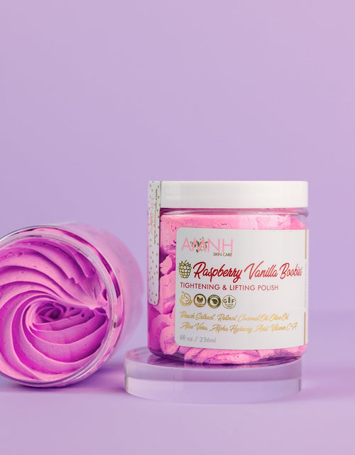 Load image into Gallery viewer, "Raspberry Vanilla Boobies" Sugar Scrub by AMINNAH
