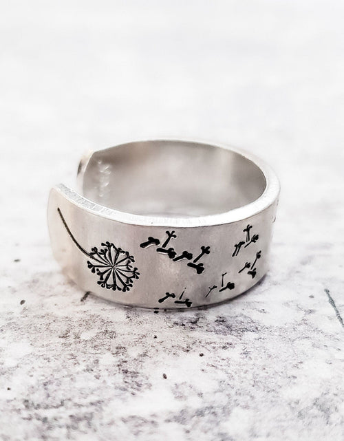 Load image into Gallery viewer, Dandelion Open Back Ring by Salt and Sparkle
