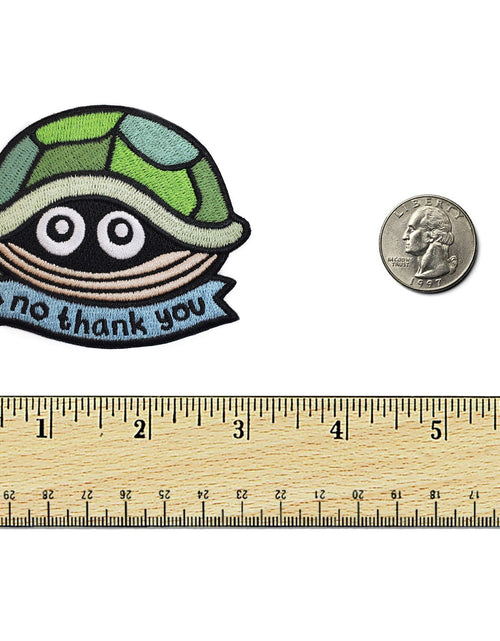 Load image into Gallery viewer, No Thank You Turtle Patch by Kolorspun
