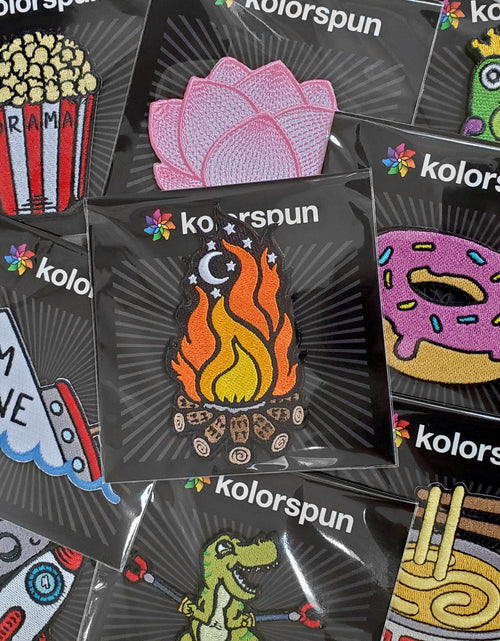 Load image into Gallery viewer, Cardinal Bird Patch by Kolorspun
