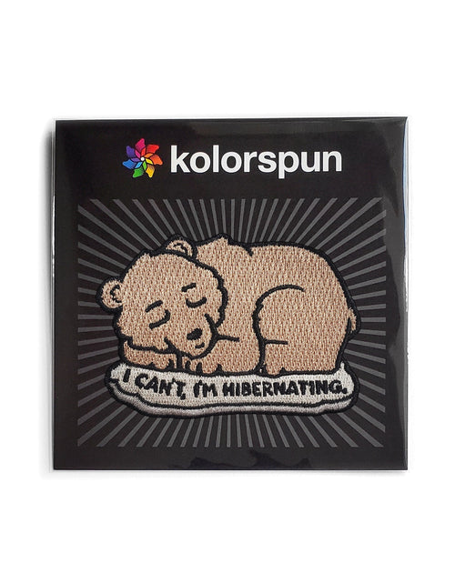 Load image into Gallery viewer, Hibernating Bear Patch by Kolorspun
