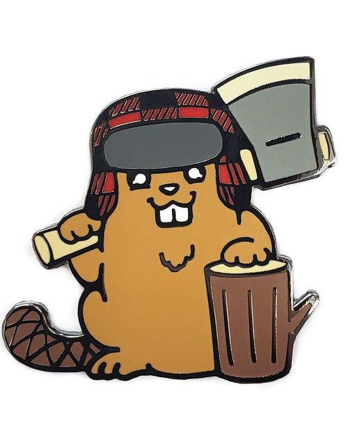 Load image into Gallery viewer, Lumberjack Beaver Golf Ball Marker by Kolorspun
