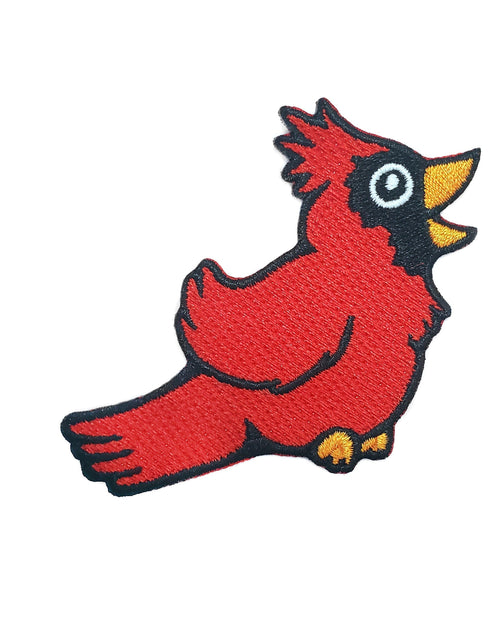 Load image into Gallery viewer, Cardinal Bird Patch by Kolorspun
