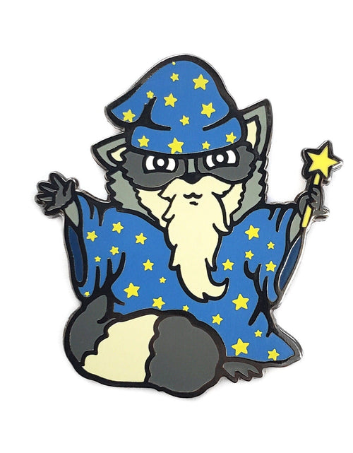 Load image into Gallery viewer, Wizard Raccoon Golf Ball Marker by Kolorspun
