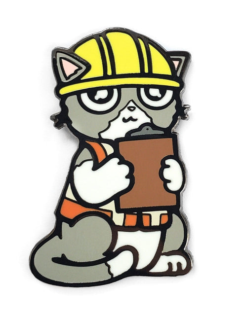 Load image into Gallery viewer, Construction Cat Golf Ball Marker by Kolorspun
