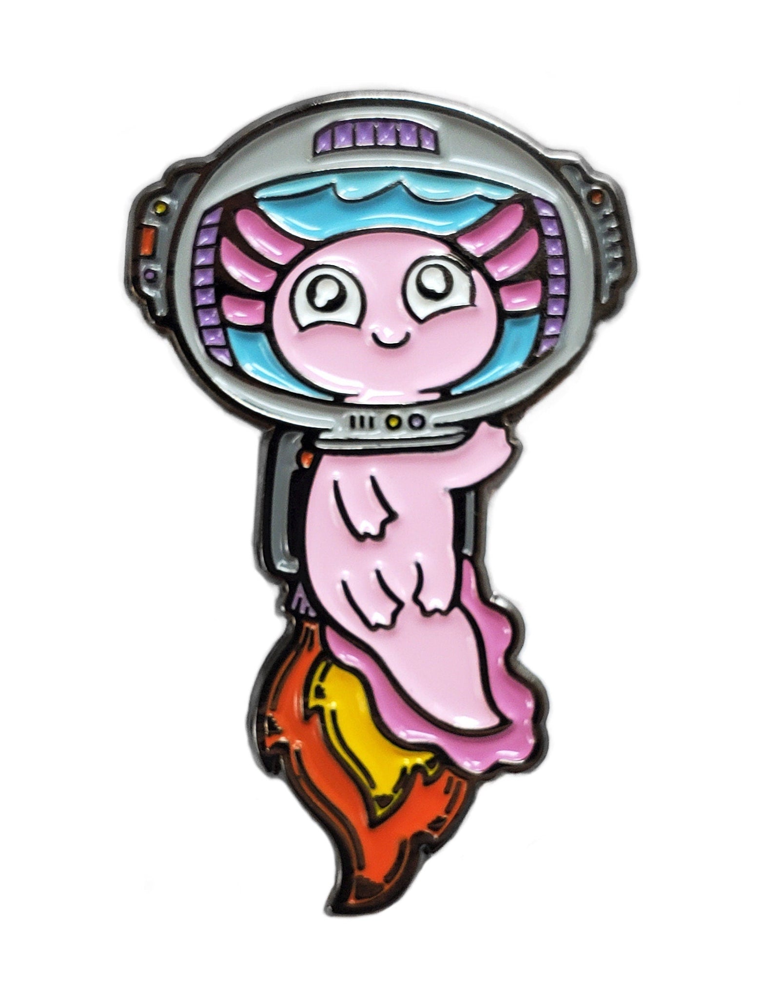 Astronaut Axolotl Golf Ball Marker by Kolorspun