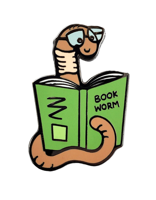 Load image into Gallery viewer, Book Worm Golf Ball Marker by Kolorspun
