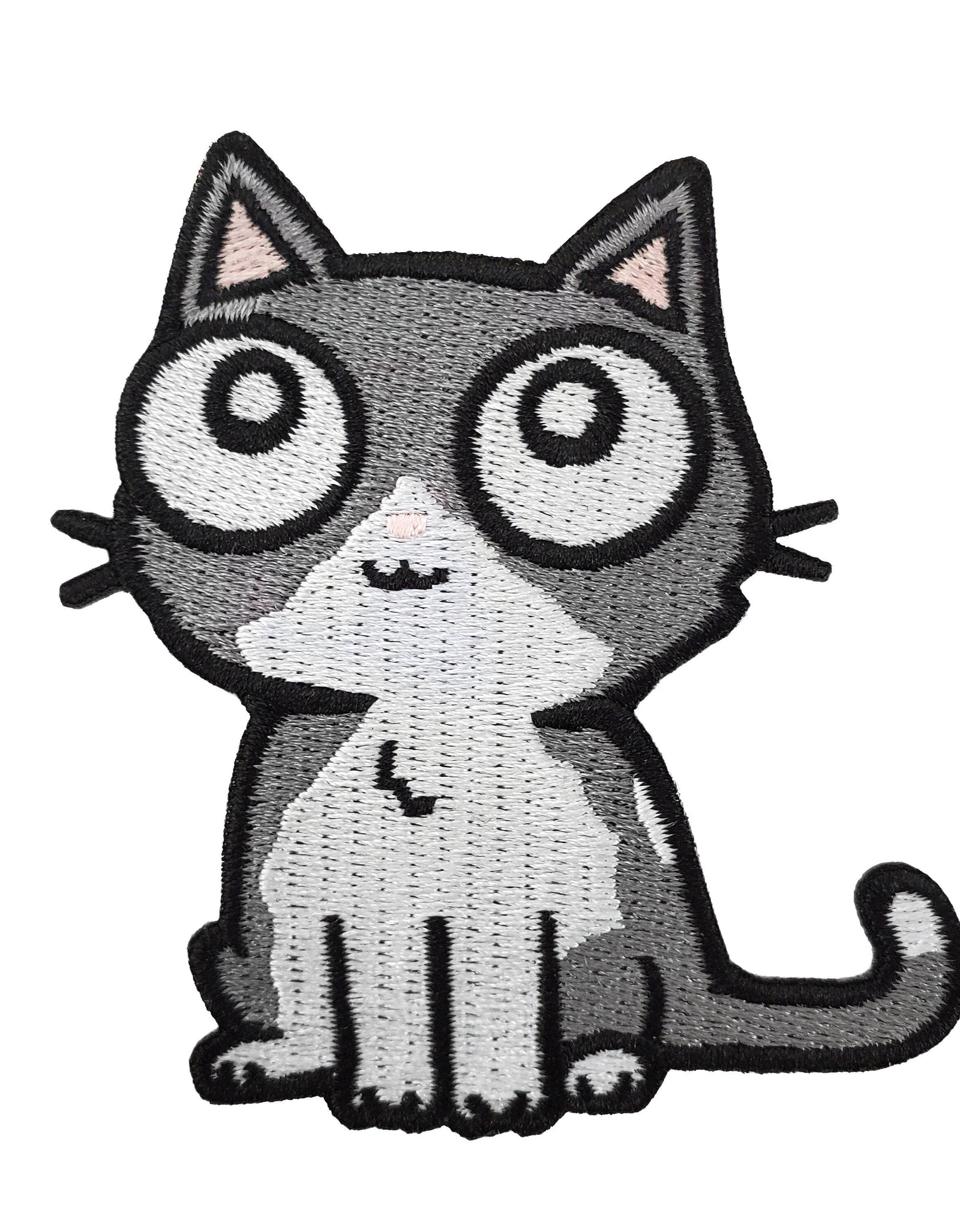 Gray Cat Patch by Kolorspun