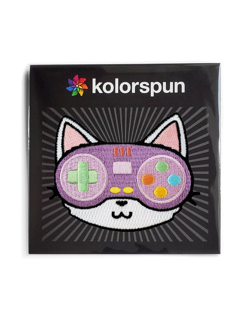 Load image into Gallery viewer, Gamer Cat Patch by Kolorspun
