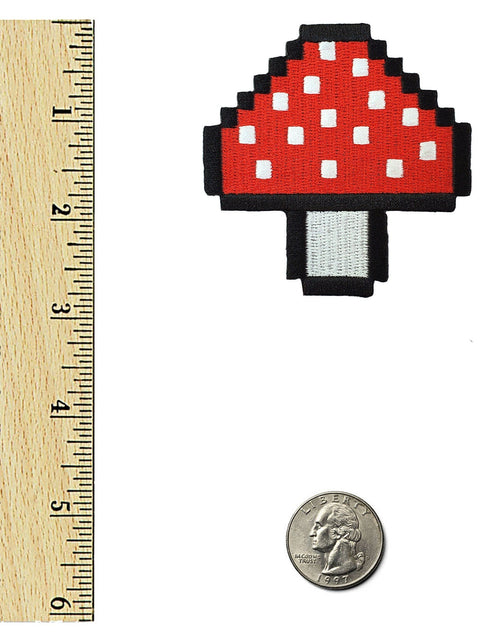 Load image into Gallery viewer, Pixel Mushroom Patch by Kolorspun
