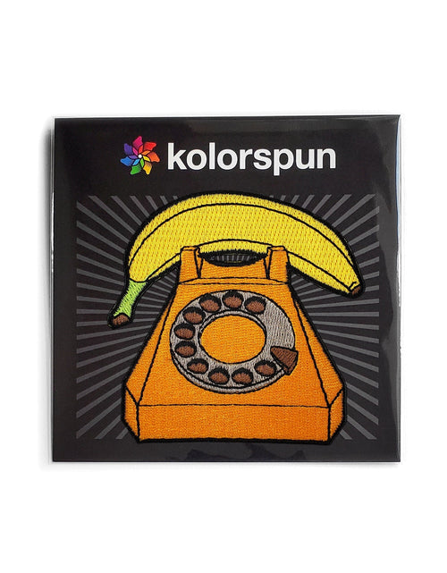 Load image into Gallery viewer, Banana Phone Patch by Kolorspun
