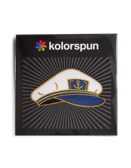 Load image into Gallery viewer, Captain's Hat Patch by Kolorspun
