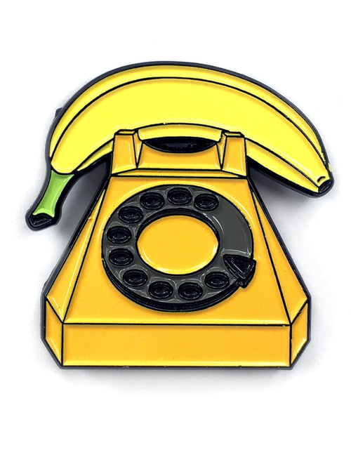 Load image into Gallery viewer, Banana Phone Golf Ball Marker by Kolorspun
