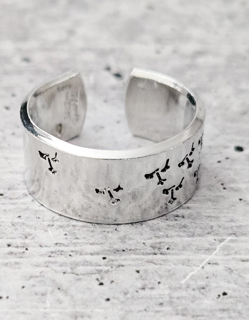 Load image into Gallery viewer, Dandelion Open Back Ring by Salt and Sparkle
