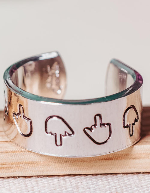 Load image into Gallery viewer, Middle Finger Wide Band Ring by Salt and Sparkle
