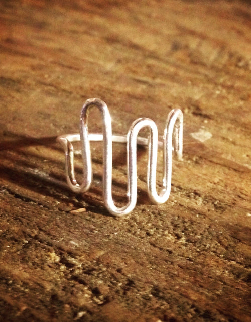 Load image into Gallery viewer, Heartbeat Ring by Jennifer Cervelli Jewelry
