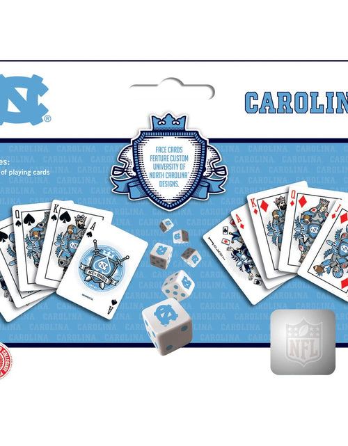 Load image into Gallery viewer, UNC Tar Heels - 2-Pack Playing Cards &amp; Dice Set by MasterPieces Puzzle Company INC
