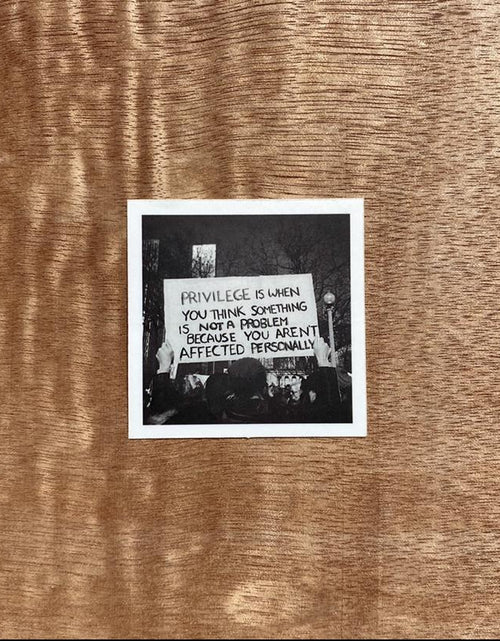 Load image into Gallery viewer, Privilege | Sticker by The Happy Givers
