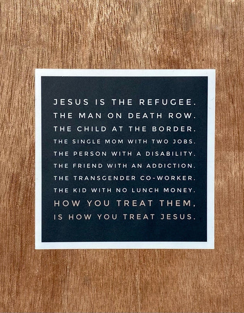 Load image into Gallery viewer, Matthew 25 | Sticker by The Happy Givers

