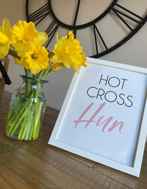 Load image into Gallery viewer, Hot Cross Hun 2022 Spring Seasonal Wall Home Decor Print by WinsterCreations™ Official Store
