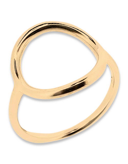 Load image into Gallery viewer, Circle Shaped Ring by The Urban Charm by The Urban Charm
