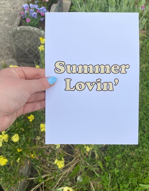 Load image into Gallery viewer, Summer Lovin' Summer Seasonal Wall Home Decor Print by WinsterCreations™ Official Store
