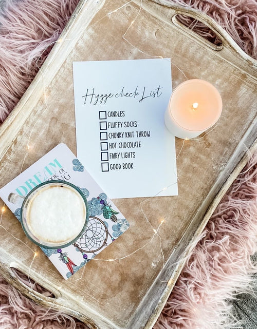 Load image into Gallery viewer, Hygge Check List Candle Simple Wall Humorous Home Decor Print by WinsterCreations™ Official Store
