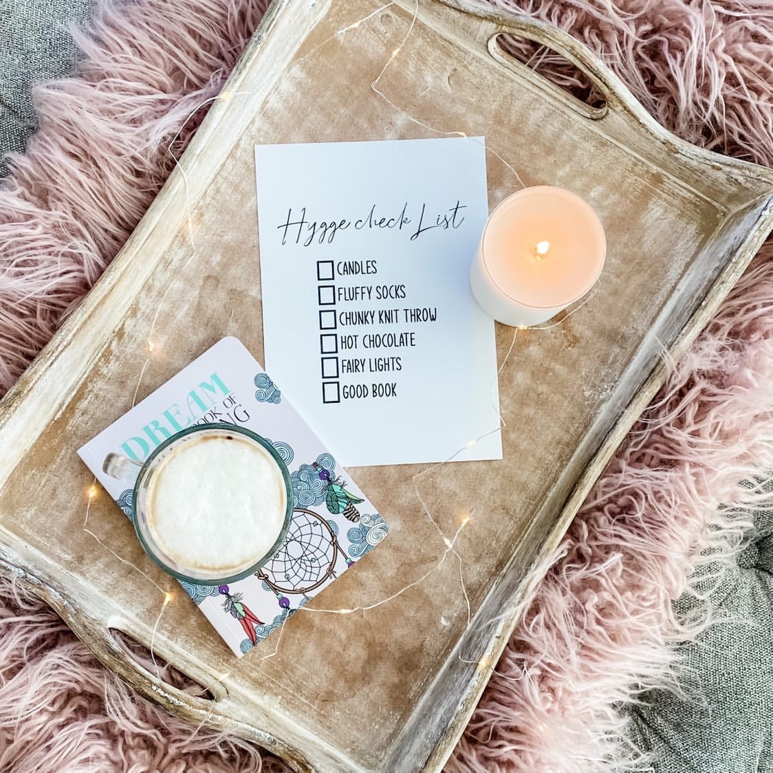 Hygge Check List Candle Simple Wall Humorous Home Decor Print by WinsterCreations™ Official Store
