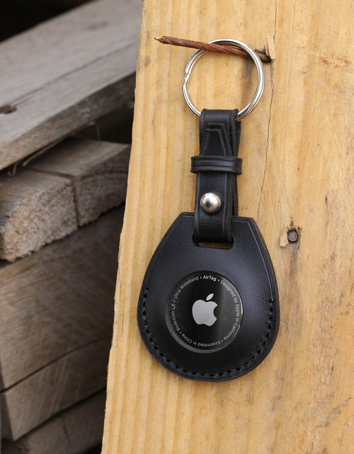 Load image into Gallery viewer, Leather Apple Air Tag Holder by Lifetime Leather Co
