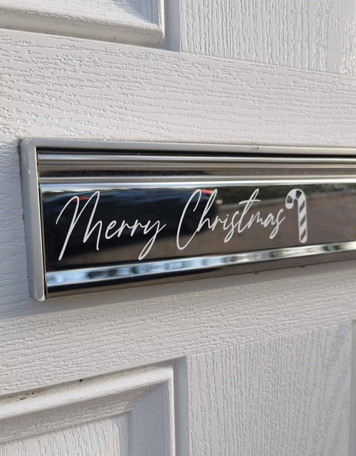 Load image into Gallery viewer, Merry Christmas Candy Cane Letter Box Letterbox Decor House Sticker Label by WinsterCreations™ Official Store

