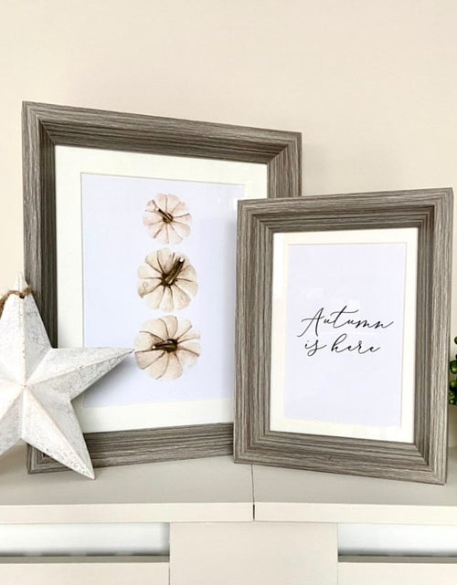 Load image into Gallery viewer, White Pumpkins Tier Autumn Seasonal Wall Home Decor Print by WinsterCreations™ Official Store
